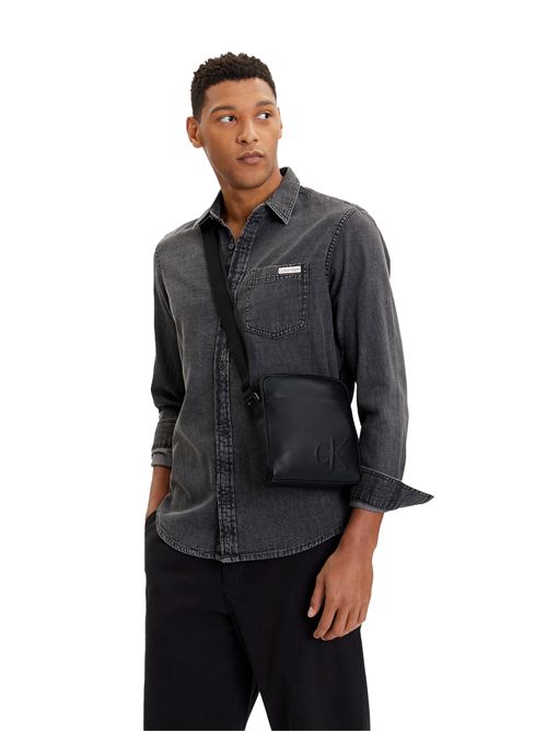 CALVIN KLEIN Borsa da reporter con logo in rilievo CALVIN KLEIN | LV04D3248GUB1